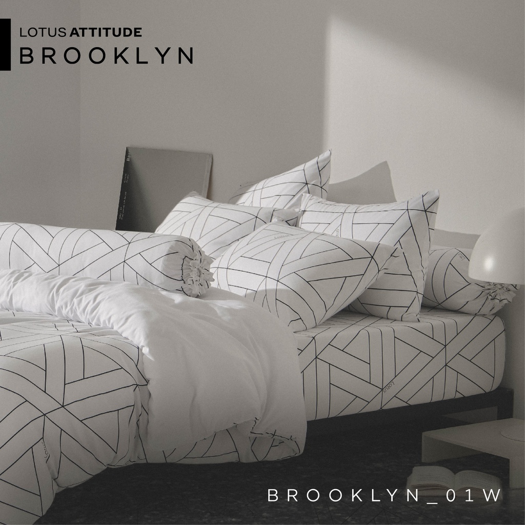 Lotus Attitude Brooklyn - Comforter 90"x100" - LTA-CT-BROOKLYN-BR01W