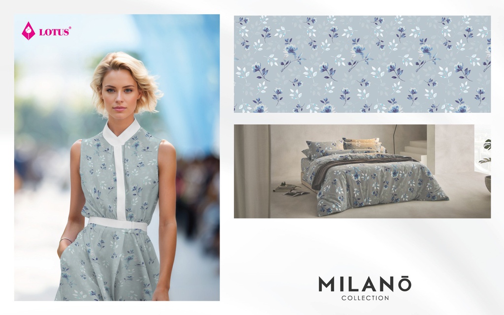 Lotus Milano - Duvet Cover 90"x100" - LTB-DC-MILANO-02