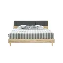 Bente - F Bed 5ft - Lindberg Oak/Grey