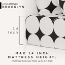 Lotus Attitude Brooklyn - Comforter 90"x100" - LTA-CT-BROOKLYN-BR05W