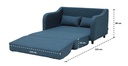 Freemon Sofa Bed - Blue