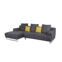 Girly Sofa - Left Corner - Dark Grey