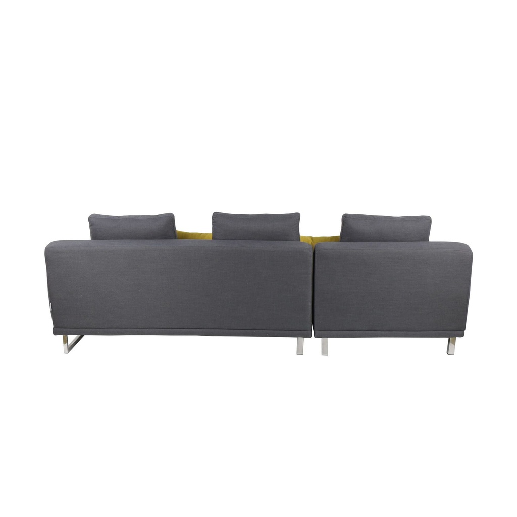 Girly Sofa - Left Corner - Dark Grey