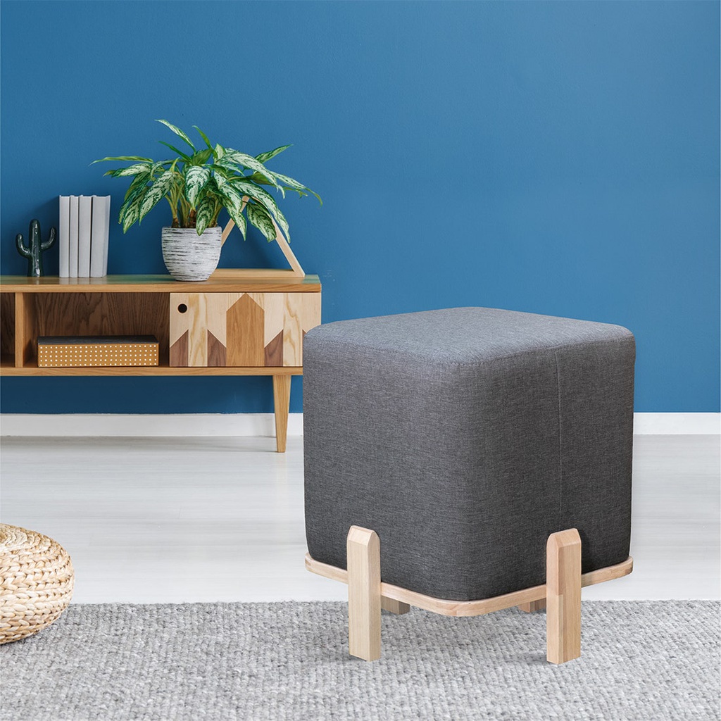 KC-Play Wik Stool-Lindberg Oak/FB/Dark Grey