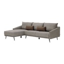 Syrup Sofa - Left Corner - Black/Brown