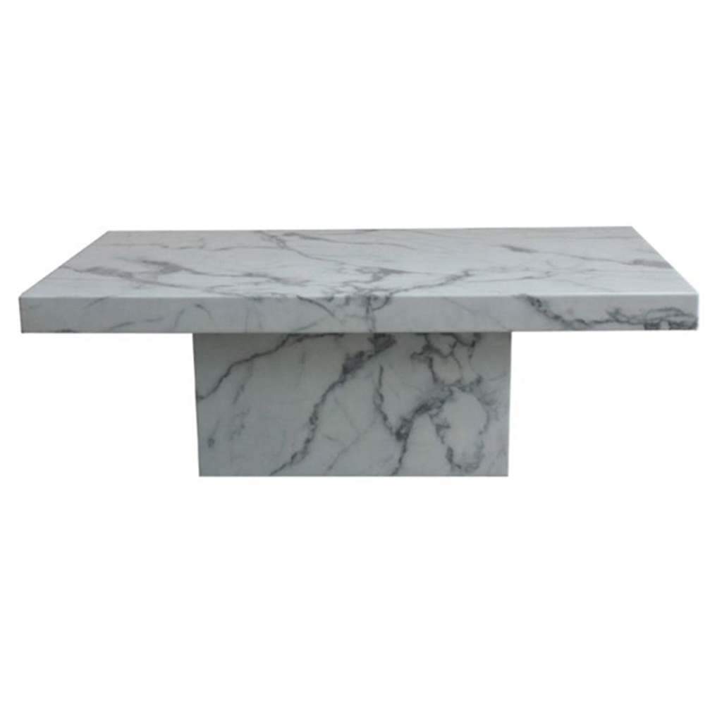 Flattinum Dining Table 160cm - Marble Statuario