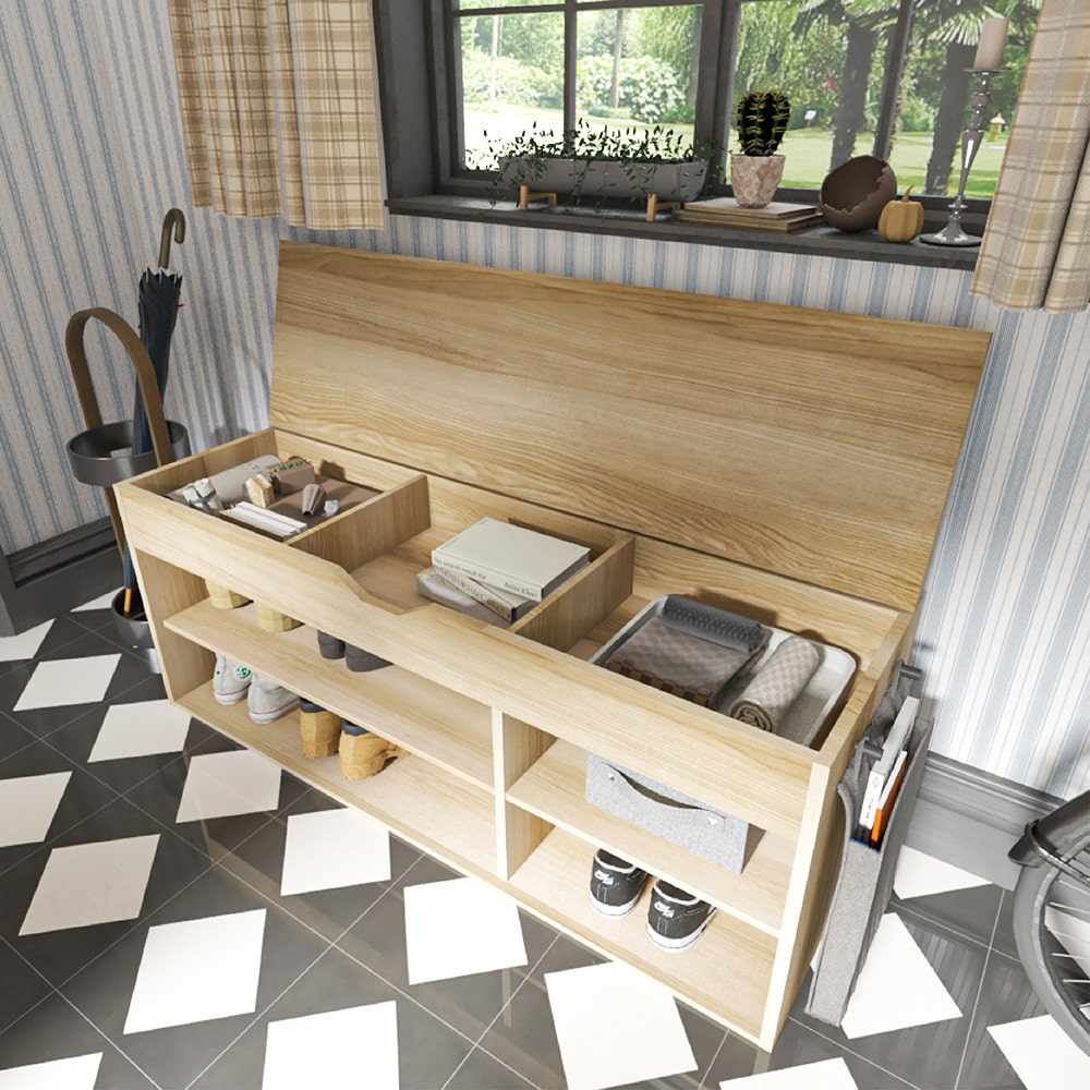 KC-Play Link Warm SH120-Lindberg Oak/Grey Cushion