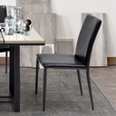 Aladin Dining Chair - PU Leather Black