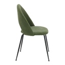 Lason Dining Chair-Steel Black/Green