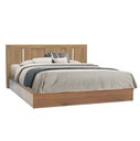 Sacha Bed 5ft - Solid Oak/White