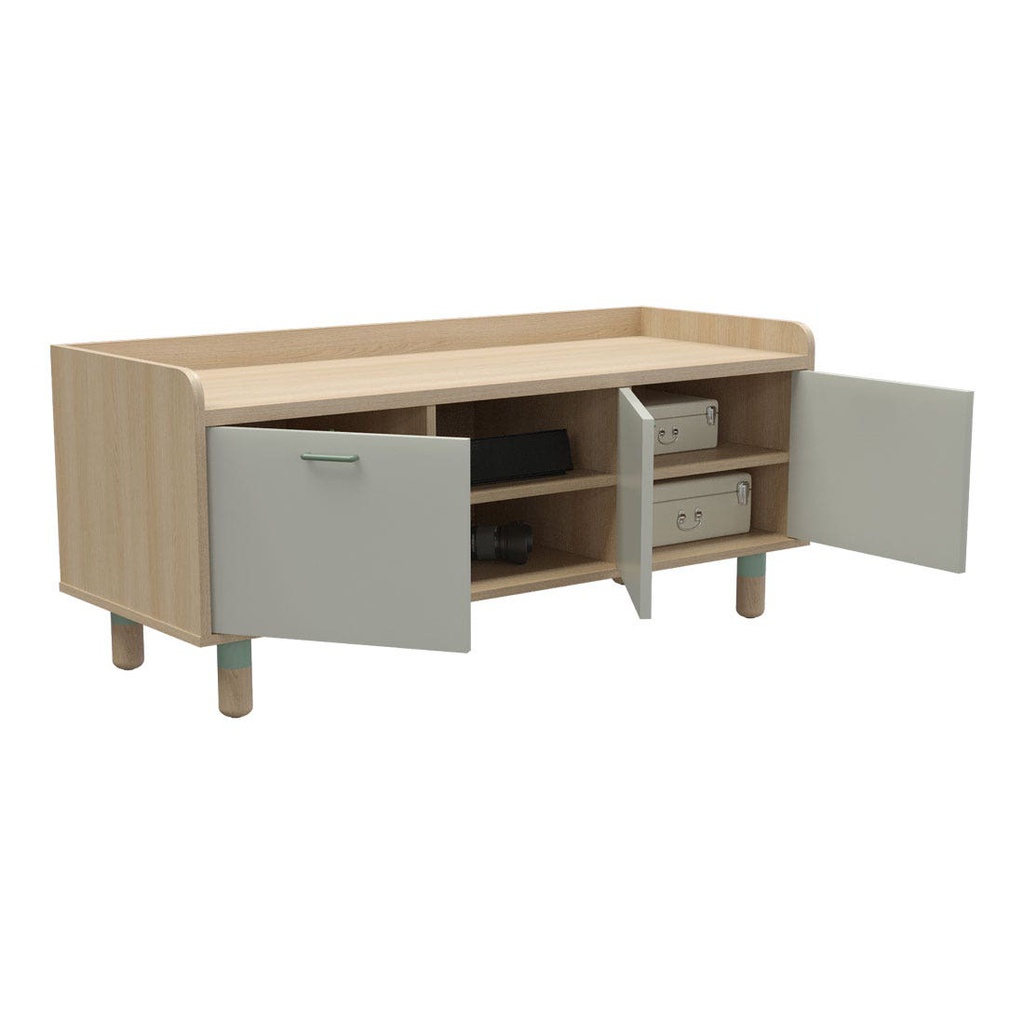 Brooker Sideboard TV120 Lindberg Oak Light Gray