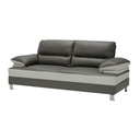 Lerly Sofa 2 Seater - Genuine Leather/SL Grey/Cream