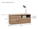 Timbur Sideboard TV120-Lindberg Oak