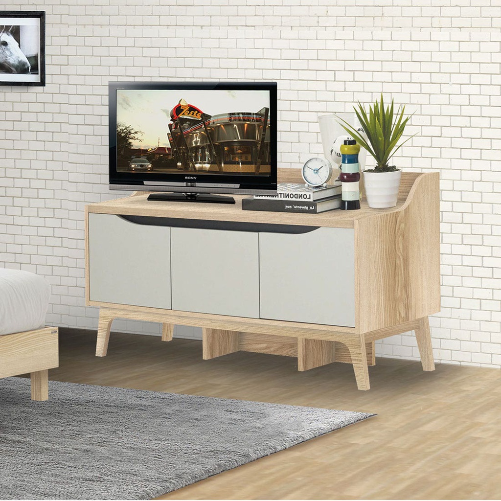 Backus Sideboard TV120cm Lindberg Oak Grey