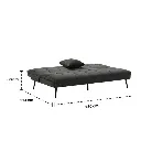 Cirino Sofa Bed - Dark Grey Velvet