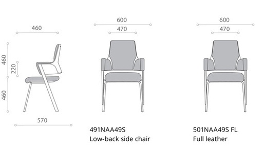 DELPHI/501NAA49S-PU/VISITOR CHAIR