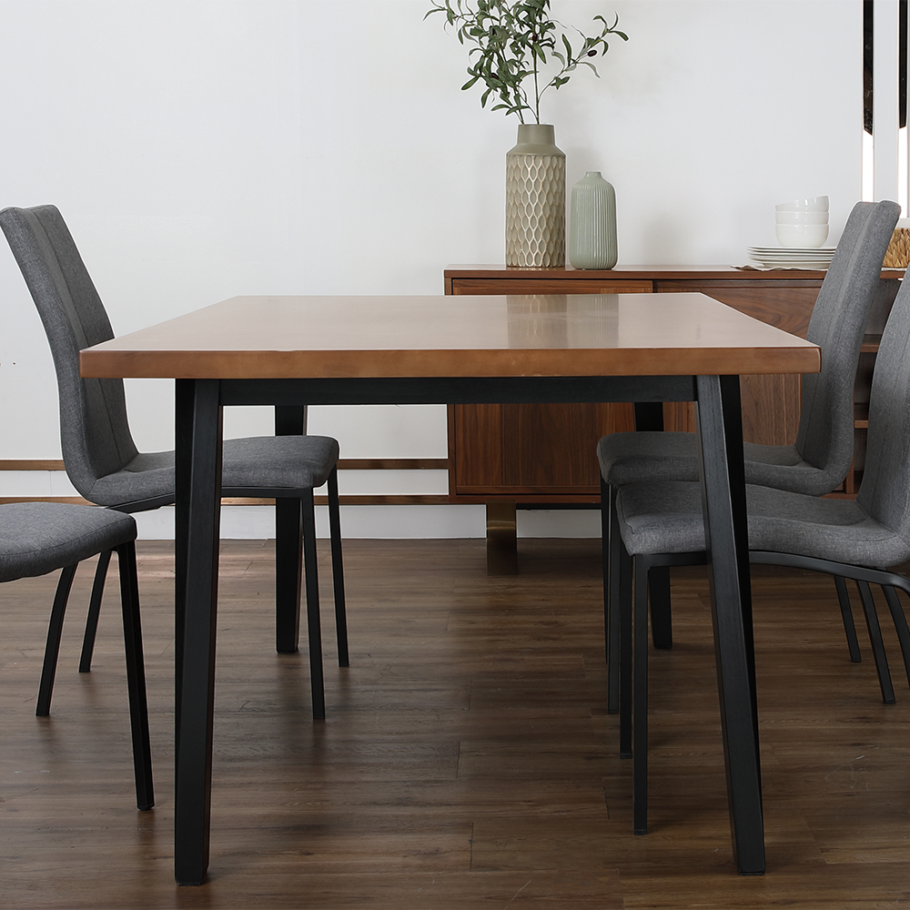 Ricotta Dining Table 200cm BN/BK