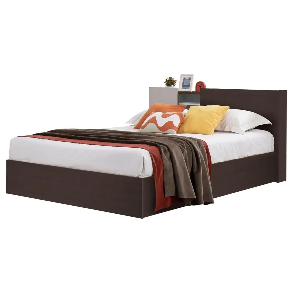 Mavis Bed Bw H 5ft-Wenge/Denim