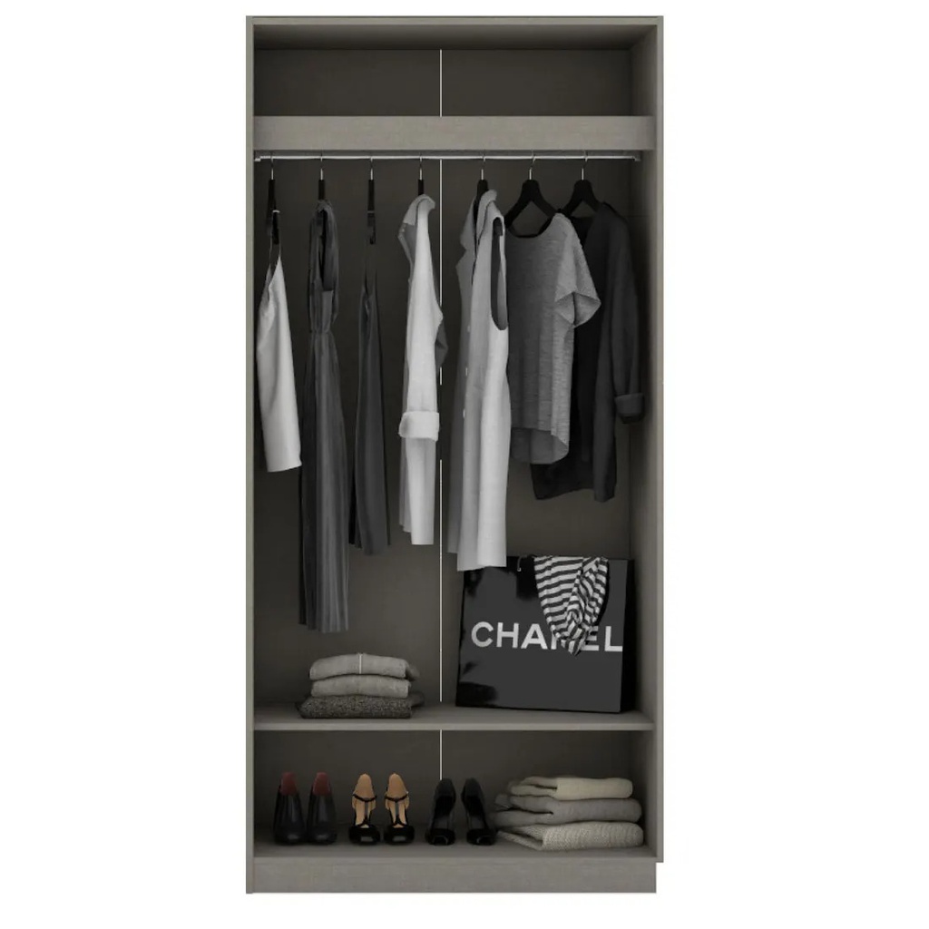 Blox Wardrobe WO100-60-210/OP-A/Clinen/DE01/Lindberg Oak