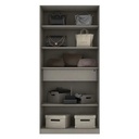 Blox Wardrobe WO100-60-210/OP/B/Clinen/DE01/Lindberg Oak