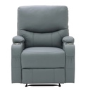 Minna Recliner- Grey Leather 1RE