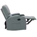 Minna Recliner- Grey Leather 1RE