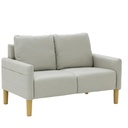 Jorjia Sofa 2Seater-Light Grey