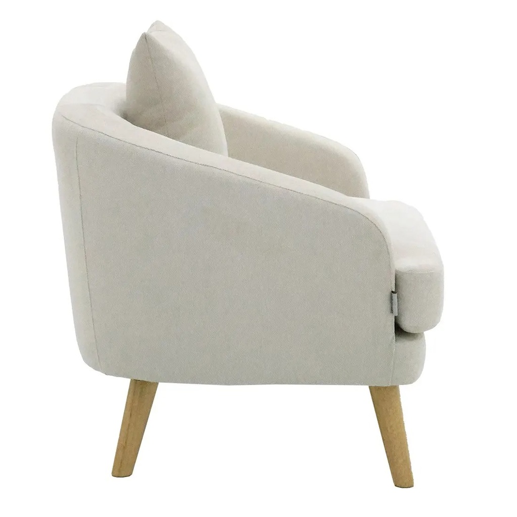 Junie Sofa 1Seater- Fabric Cream