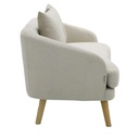 Junie Sofa 3eater-Cream Fabric