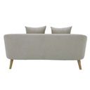 Junie Sofa 3eater-Cream Fabric