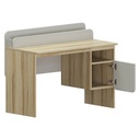 Brooker Working Desk DK120 Lindberge Oak /Light Grey