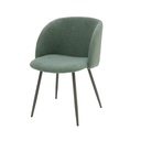 Jaeno Chair -Grey Light /Green Fabric