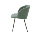 Jaeno Chair -Grey Light /Green Fabric