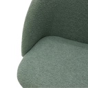 Jaeno Chair -Grey Light /Green Fabric