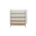 KC-Play Nordis Shoe Cabinet SH80-Lindberg Oak/White