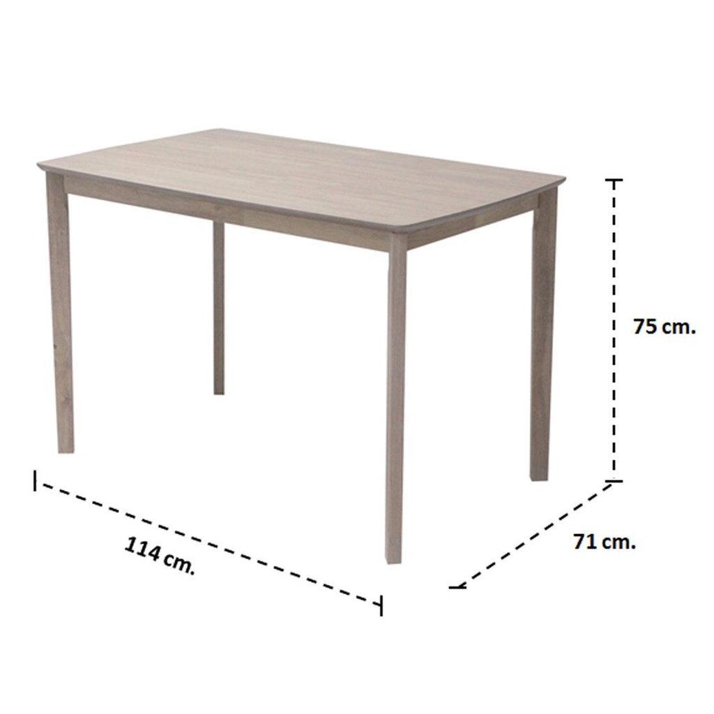 Leginal Dining Table-A/Veneer/Natural Woodl