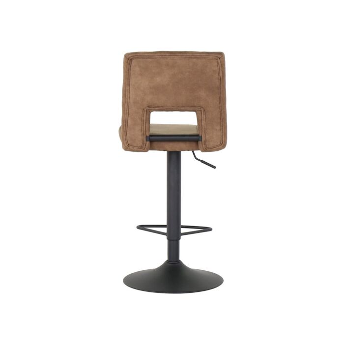 Sylvia-A Bar Stool-Black/Brown