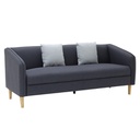 Crech Sofa 3S - Dark Blue Grey Pillow