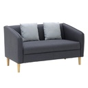 Crech Sofa 2S - Dark Blue Grey Pillow