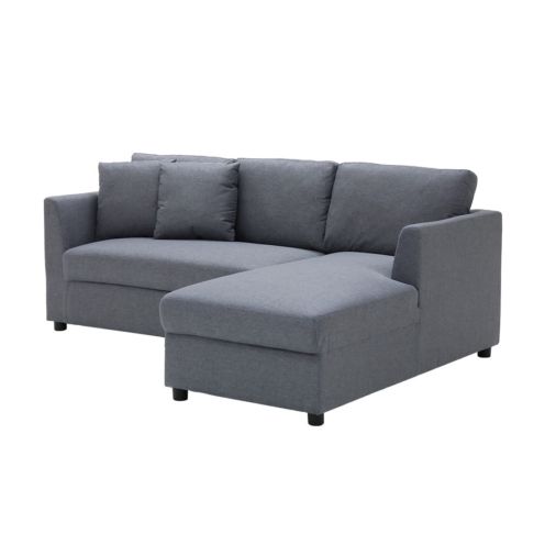 Riki Sofa-Right Corner-Grey Fabric