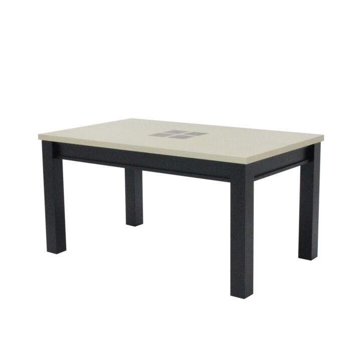 Molizia Dining Table - Plus - A150#2 - Wenge/White/Brown