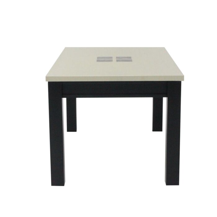 Molizia Dining Table - Plus - A150#2 - Wenge/White/Brown
