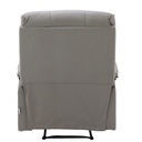 Miyako Recliner - Brown Leather Printed Fabric/1RE