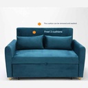 Millky Sofa Bed - Green Velvet