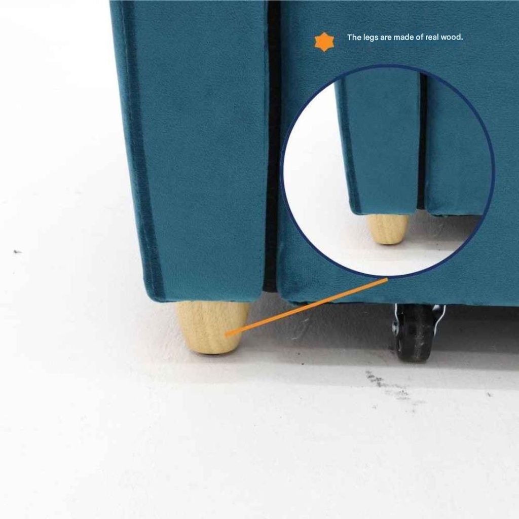 Millky Sofa Bed - Green Velvet