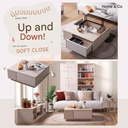 Lacuna CF80 Coffee Table-Canyon/Oak