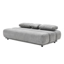 Chauncy Sofa Bed 3S-Gray/Black Leg