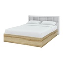 Molly Queen Bed - BW5/H - Lindberg Oak/White