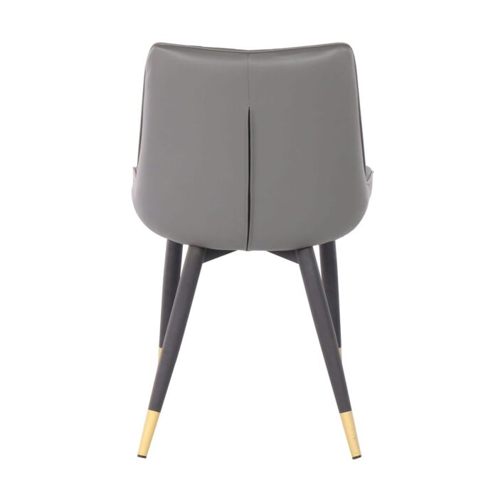 Ladela Dining Chair - Gold/Black/SL Grey