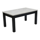 Molina Coffee Table-C120-White Stone/Wenge